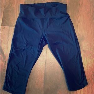 Lululemon 17” black tights size 12